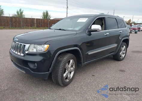 2012 Jeep Grand Cherokee Overland z USA, uszkodzony, nr VIN 1C4RJFCT7CC288454